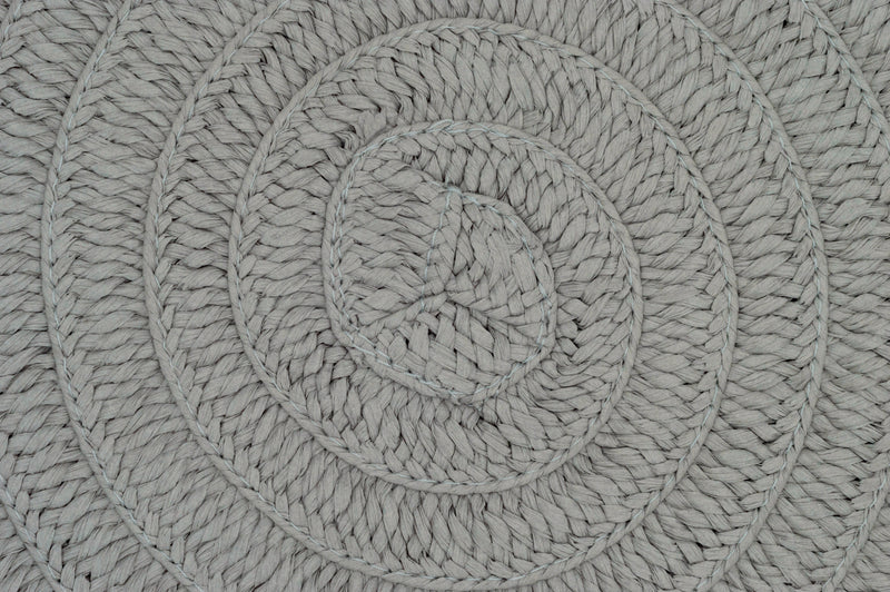 MANTEL INDIVIDUAL RAFFIA GRIS