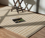 TAPETE JUTE NOVATO NATURAL / WHITE