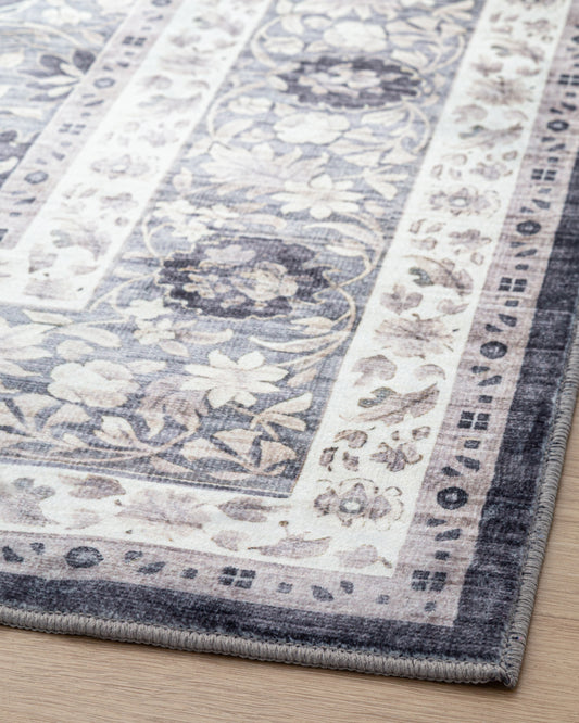 Tapete Doha 231115B2 Clásico Negro - Beige