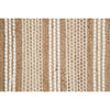 TAPETE JUTE NOVATO NATURAL / WHITE