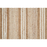 TAPETE JUTE NOVATO NATURAL / WHITE