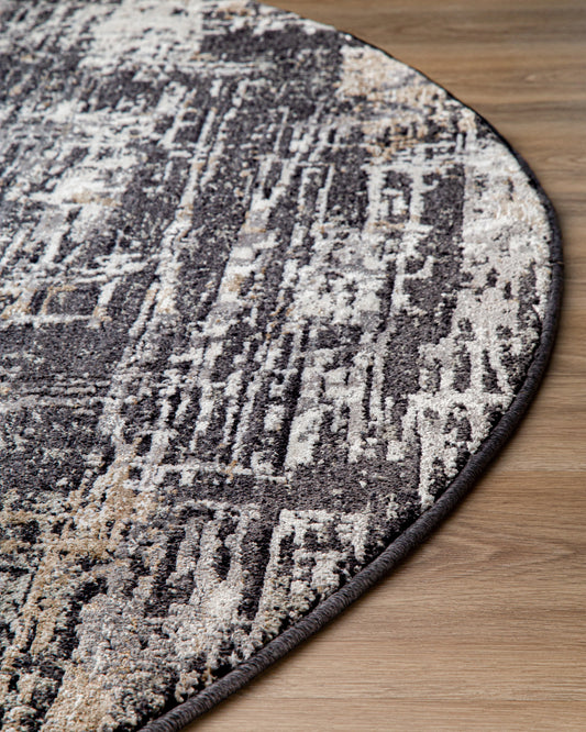 Tapete Nepal LD361A C85 Anthracite Redondo