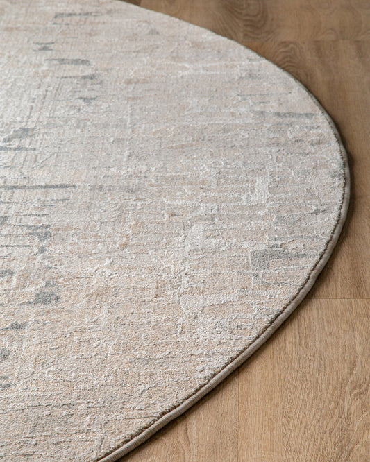 Tapete Tibet LD597A C93 Light Grey Redondo