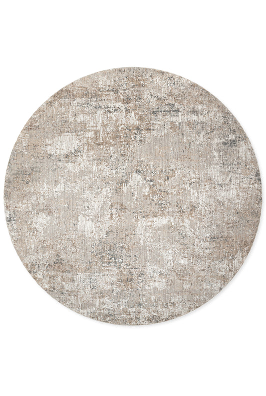 Tapete Tibet LD 598B C93 Light Grey Redondo