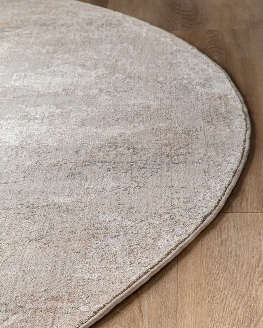 Tapete Tibet LD 598B C93 Light Grey Redondo