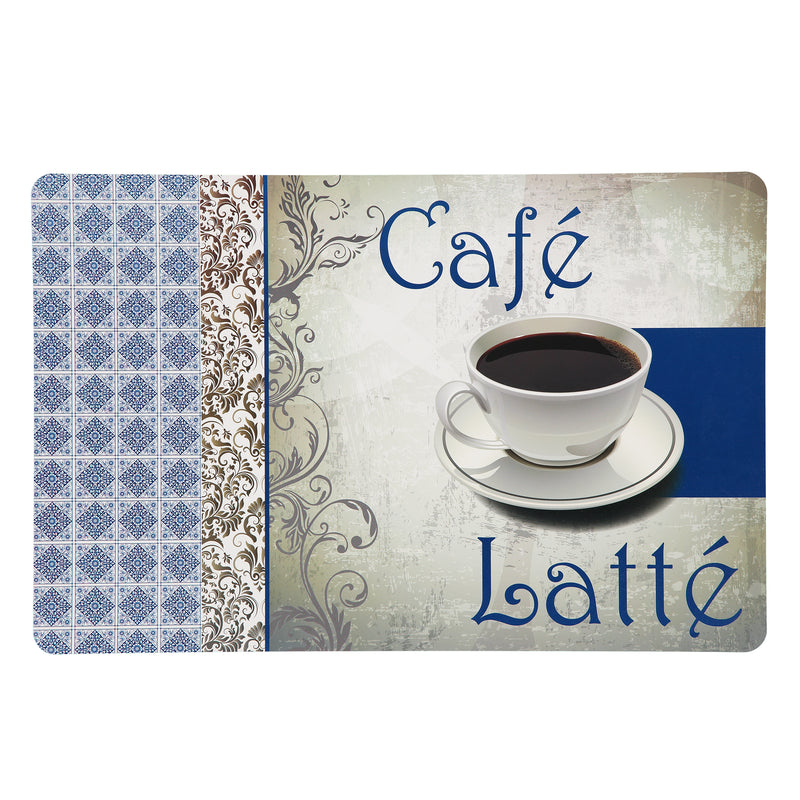 Mantel Individual Café Latte Azul 24656D