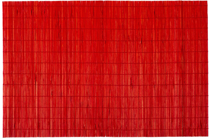 Mantel Individual Bambú Rojo 33x45 CM